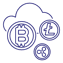 Crypto Cloud 2 Illustration from UX Line Set