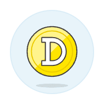 Dogecoin 1 Illustration from UX Colors Set
