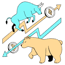 Bull Market Vsbear Market Illustration from London Set