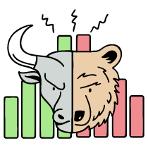 Bull Vs Bear Market 1 Illustration from Bruxelles Set
