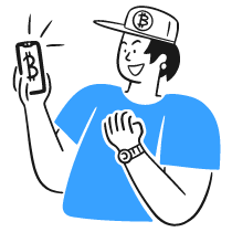 Cryptobro Illustration from Brooklyn Set