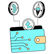 Cryptowallets Illustration from London Set