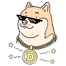 Dogecoin Illustration from Bruxelles Set