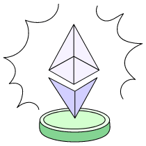 Ethereum Illustration from Bruxelles Set