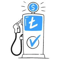 Gas Fees Altcoins Affordable Illustration from Brooklyn Set