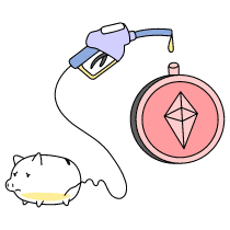Gas Fees Ethereum Expensive 2 Illustration from Bruxelles Set