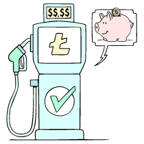 Gas Fees Ethereum Expensive Illustration from Bruxelles Set