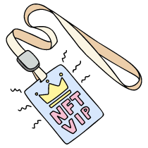 Nft Membership Nfts Illustration from Bruxelles Set