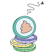 Shitcoin 2 Illustration from Bruxelles Set