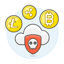 Crypto Skull Illustration from UX Colors Set