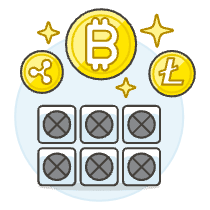 Crypto Mining 2 Illustration from UX Colors Set