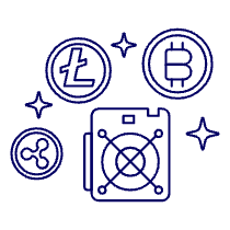 Crypto Mining 3 Illustration from UX Line Set