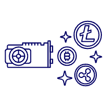 Crypto Mining 4 Illustration from UX Line Set