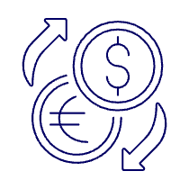 Currencies Exchange Illustration from UX Line Set