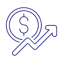 Dollar Increasing Illustration from UX Line Set