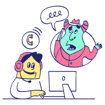 Call Center Illustration from Havana Set