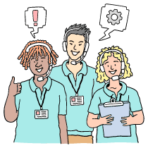 Customer Service Support Support Team Illustration from Bruxelles Set