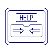 Emergency Button Illustration from UX Line Set