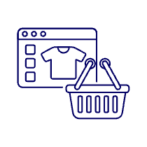 Customize Shirt Basket Illustration from UX Line Set