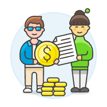 Contract Deal 1 Illustration from UX Colors Set