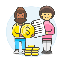 Contract Deal 2 Illustration from UX Colors Set