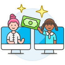 Online Contract 4 Illustration from UX Colors Set
