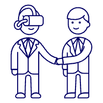 Virtual Agreement 1 Illustration from UX Line Set