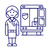 Deliveryman 2 Illustration from UX Line Set