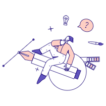 Design Thinking Illustration from Bangalore - Free Set