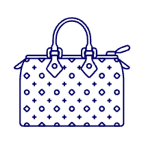 BROWN PATTERN Purse Illustration from UX Line Set