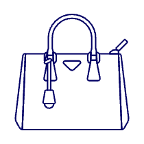 DARK GRAY Purse Illustration from UX Line Set