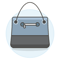 Handbag PURSE Illustration from UX Colors Set