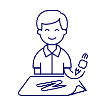 Artist Drawing 1 Illustration from UX Line Set