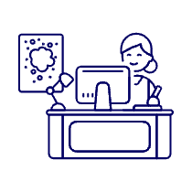 Designer Office 3 2 Illustration from UX Line Set