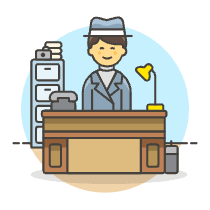 Detective Office 6 Illustration from UX Colors Set
