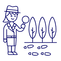 Detective Search 4 Illustration from UX Line Set