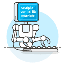 Machine Learning 4 Illustration from UX Colors Set