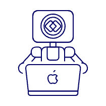 Machine Learning 5 Illustration from UX Line Set