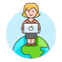 Global Coding 4 Illustration from UX Colors Set