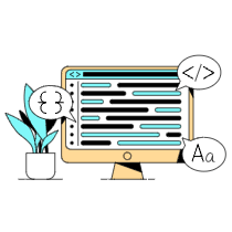 Coding Illustration from London Set