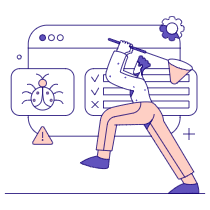 Fixing Bugs Illustration from Bangalore - Free Set