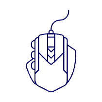 Gaming Mouse Illustration from UX Line Set