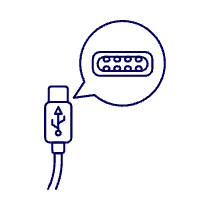 Usb Cable Illustration from UX Line Set
