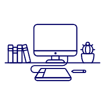 Workspace 1 Illustration from UX Line Set