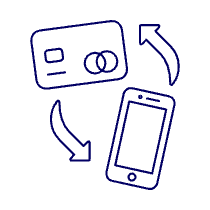 Card Refund Illustration from UX Line Set