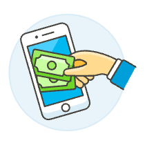 Digital Cash 2 Illustration from UX Colors Set