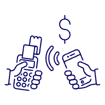NFC Payment 1 Illustration from UX Line Set