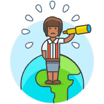 Lost In World 6 Illustration from UX Colors Set
