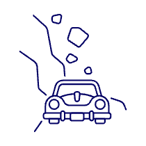Landslide Illustration from UX Line Set