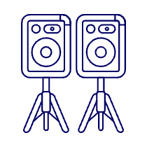 Speakers 1 Illustration from UX Line Set